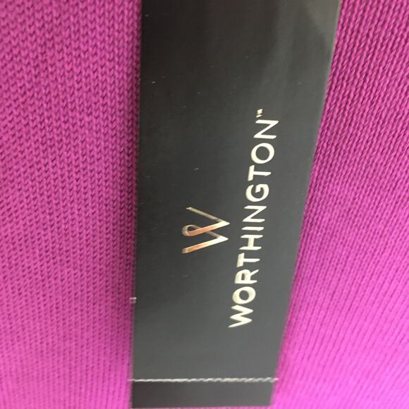 Worthington V Neck Hi Low Sweater Lavender Large - Picture 13 of 15